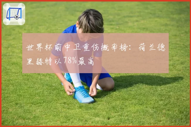 世界杯前中卫重伤概率榜:荷兰德里赫特以78%最高